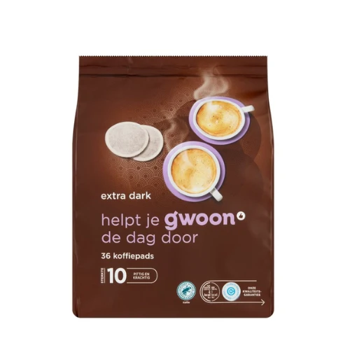 G'woon pads extra dark 36 stuks