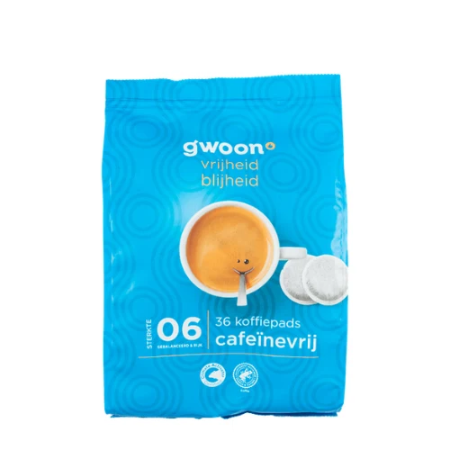 G'woon pads cafeine vrij 36 stuks