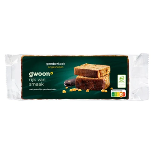 G'woon ontbijtkoek gember 465 gr.