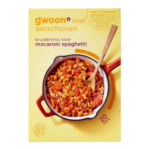 G'woon mix spag. & macaroni 40 gr.