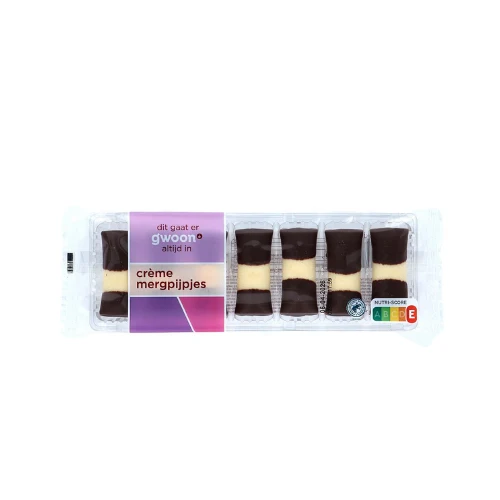 G'woon mergpijpjes crème 210 gr.