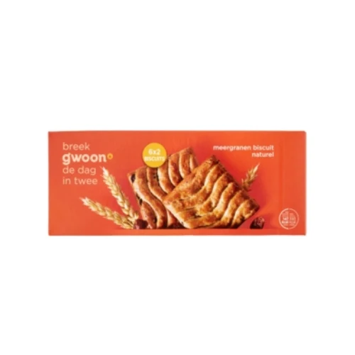 G'woon meergranen biscuit krent 12 st.