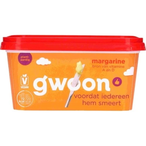 G'woon margarine kuipje 500 gr.