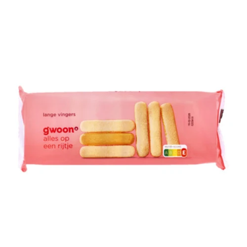 G'woon lange vingers 150 gr