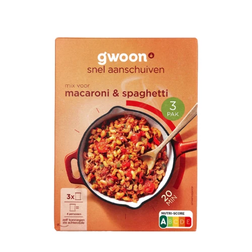 G'woon kruidenmix macaroni 120 gr