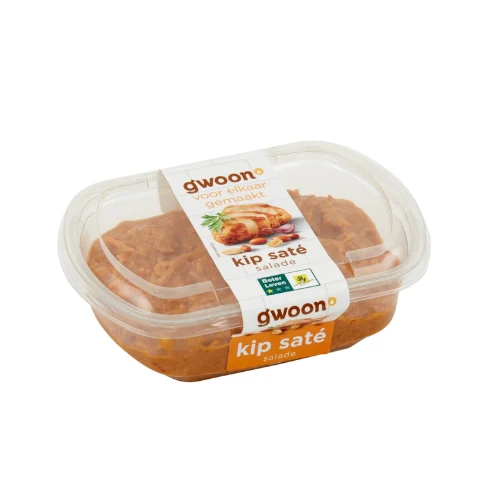 G'woon kip saté salade 175 gr