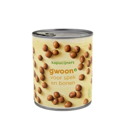 G'woon kapucijners blik 850 ml