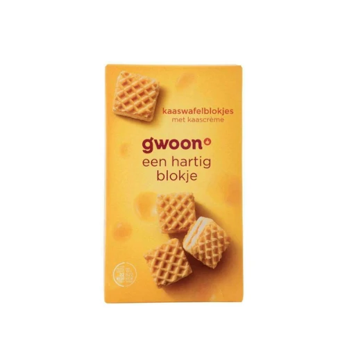 G'woon kaaswafelblokjes 100 gr.