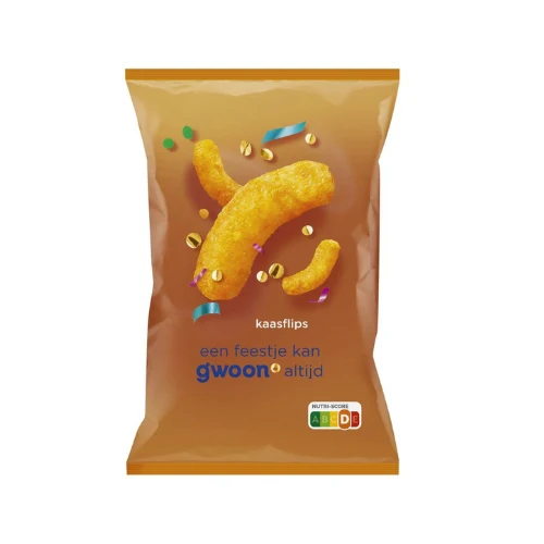 G'woon kaasflips 200 gr.