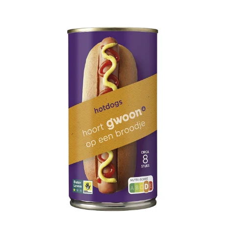 G'woon hotdogs 540 gr.