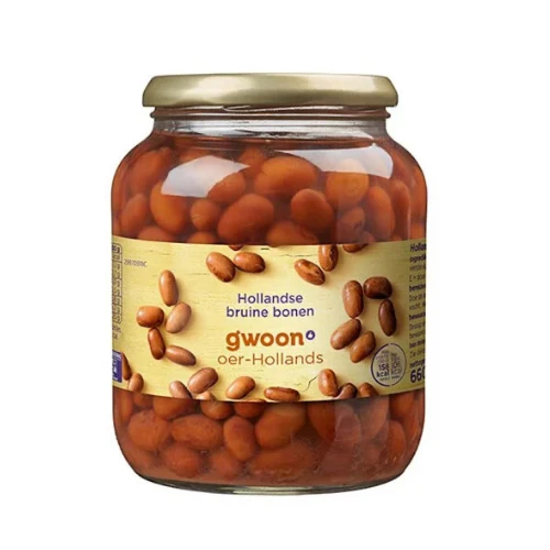 G'woon hollandse bruine bonen 660 gr.