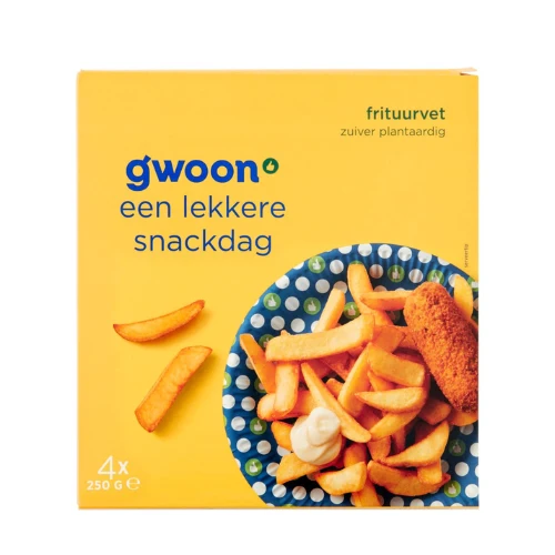 G'woon frituurvet 4x250 gr.