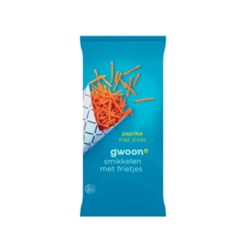 G'woon frietsticks paprika 150 gr.