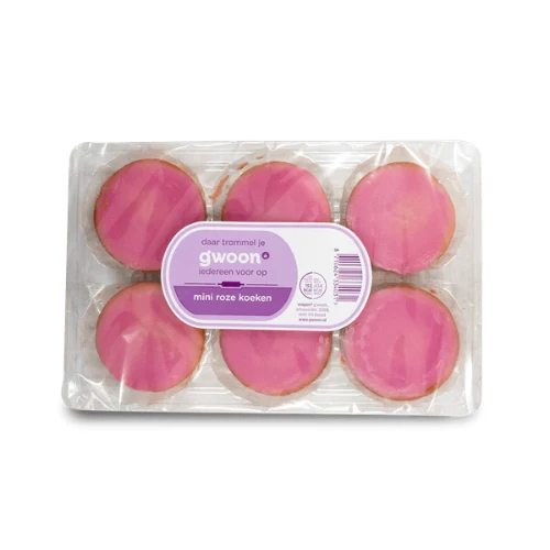 G'woon fondantcakes mini 210 gr.