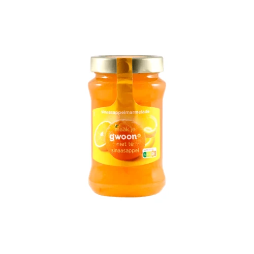 G'woon extra jam sinaasappelmarmelade 450 gr.