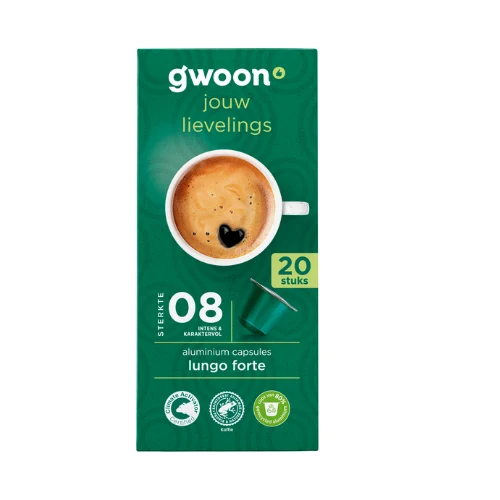 G'woon espresso forte 8 20 caps.