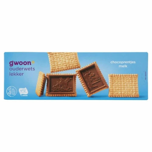 G'woon chocoprentjes melk 150 gr.