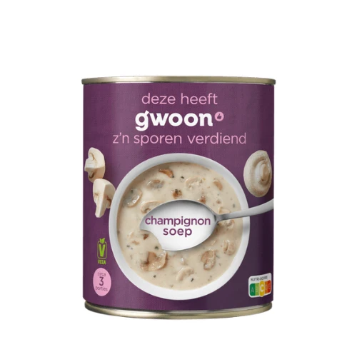 G'woon champignonsoep 800 ml.