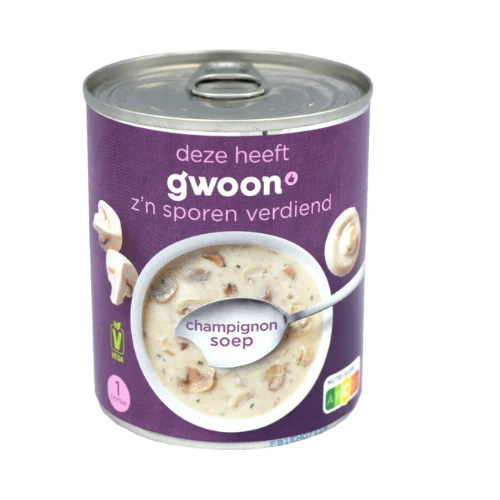 G'woon champignonsoep 300 ml.
