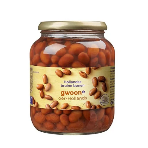 G'woon bruine bonen 850 gr.