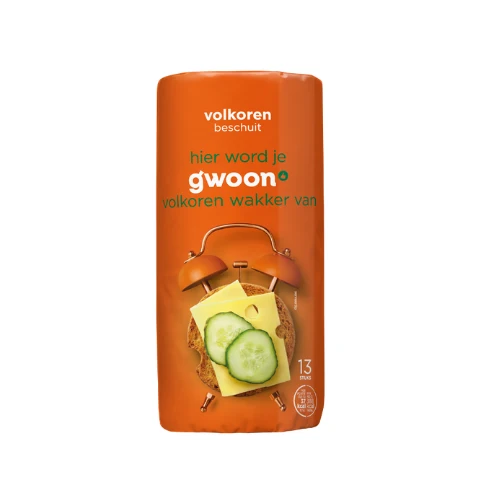 G'WOON BESCHUIT VOLKOREN 125 GR.