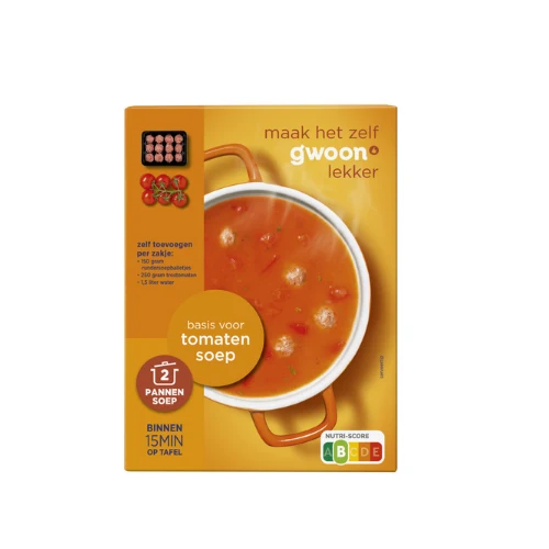 G'woon basis voor tomatensoep 2p 170 gr