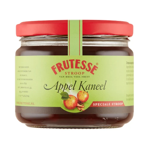 Frutesse fruitstroop appel/kaneel 330 gr.