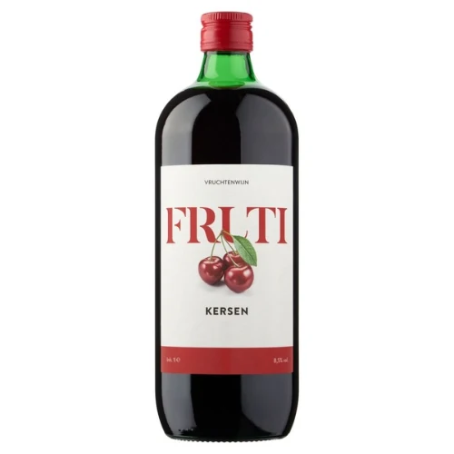 Friti kersen wijn 8,5% vol. 1 ltr.