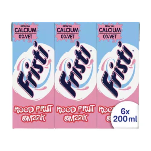 Fristi rood fruit 6-pack 6x200 ml.
