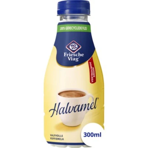 Friesche vlag halvamel fles 300 ml.