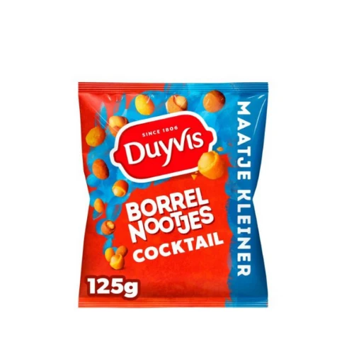 Duyvis borrelnootjes cocktail 125 gr