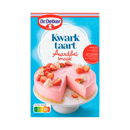Dr. oetker kwarktaart aardbei 440 gr