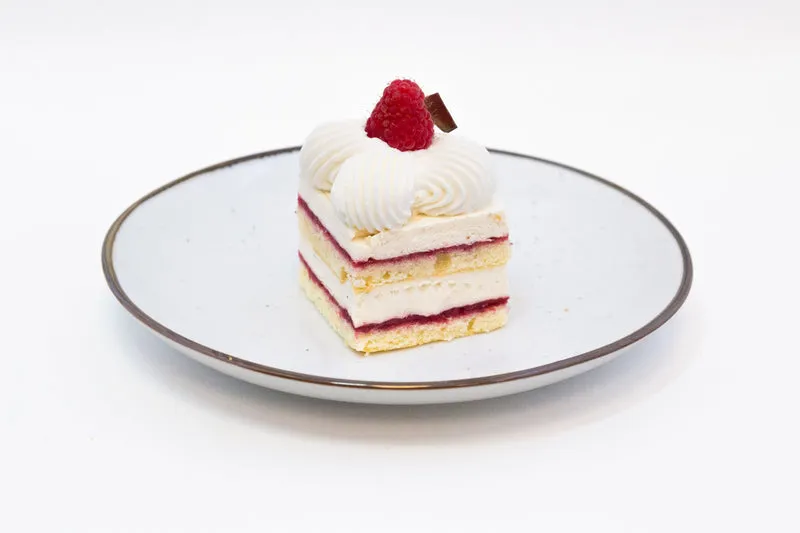 Vanille framboos bavarois