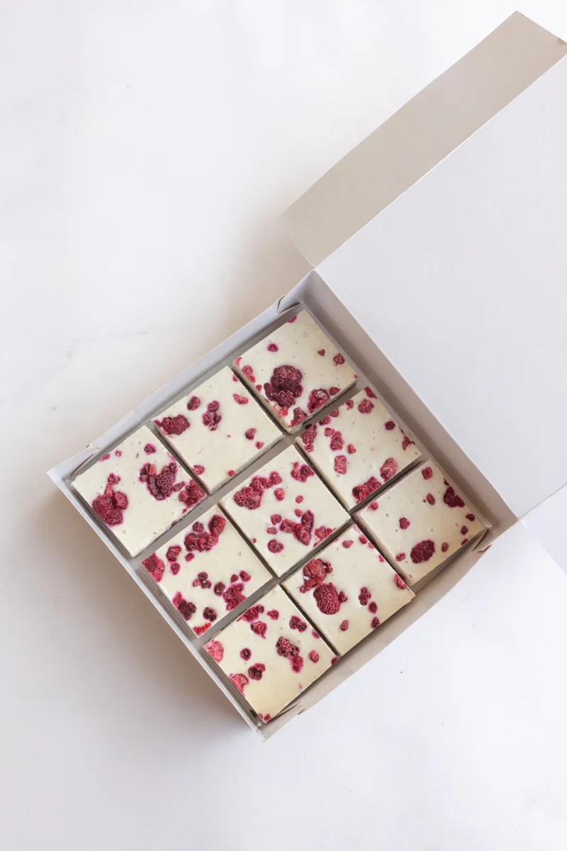 Frambozen Cheesecake (doosje 9 bites)