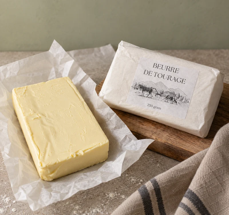 Beurre au Tourage Blok – Franse Croissantboter (±250 g)