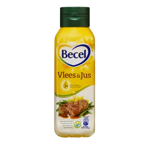Becel bak en braad vloeibaar 450 ml.