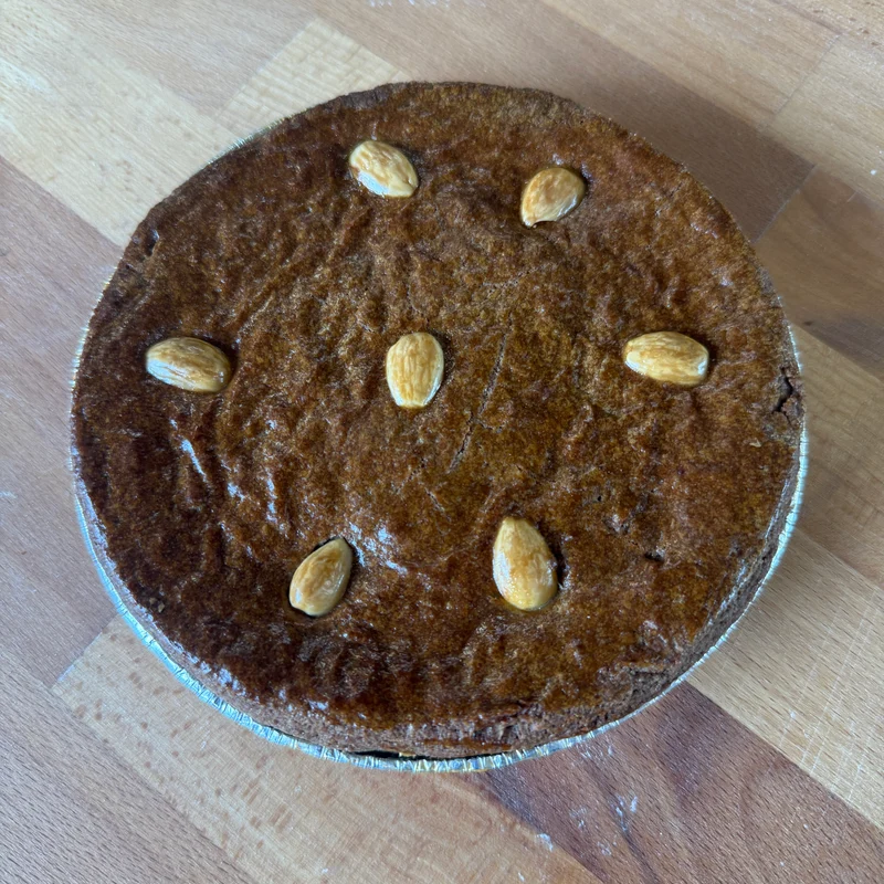 Roomboter gevuld speculaas taartje (14cm)