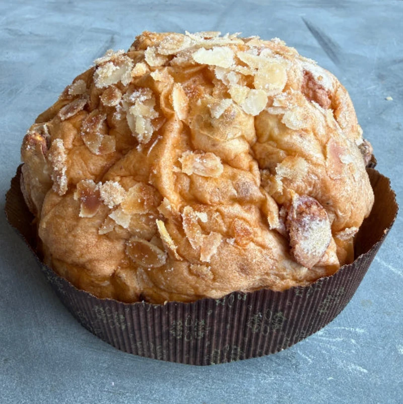 Panettone Pistache/framboos/ruby chocolate klein