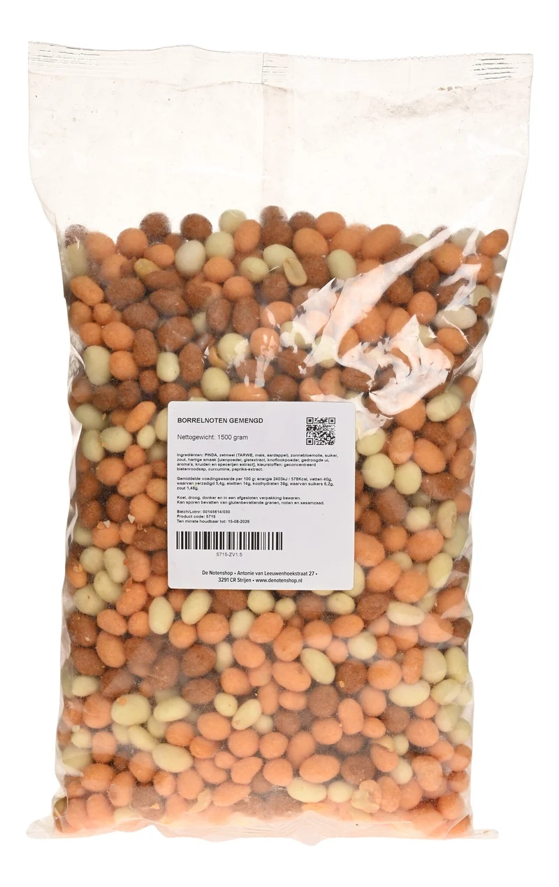 Borrelnoten Gemengd - De Notenshop