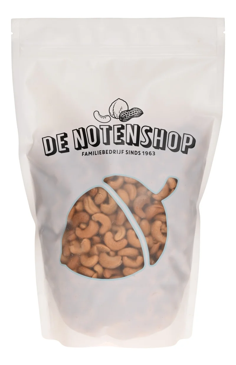 Cashewnoten Gebrand Ongezouten - De Notenshop