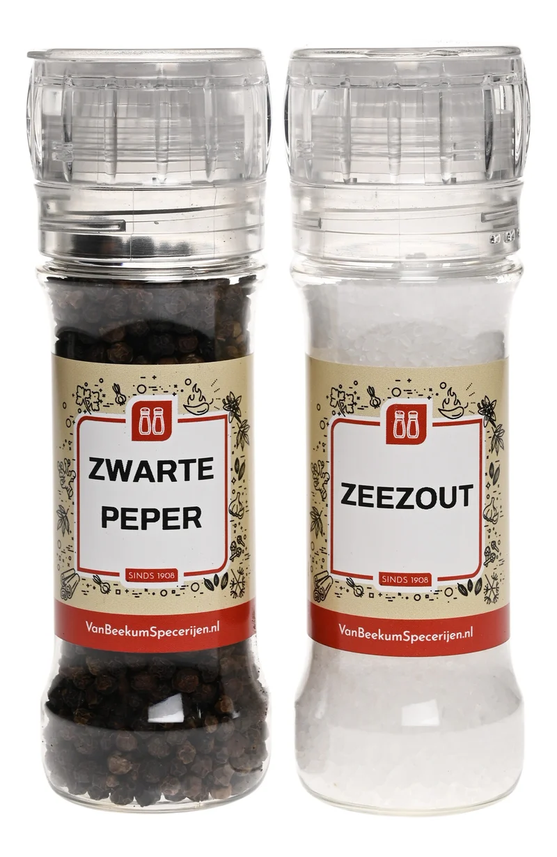 Peper- en Zoutstel (gevuld)