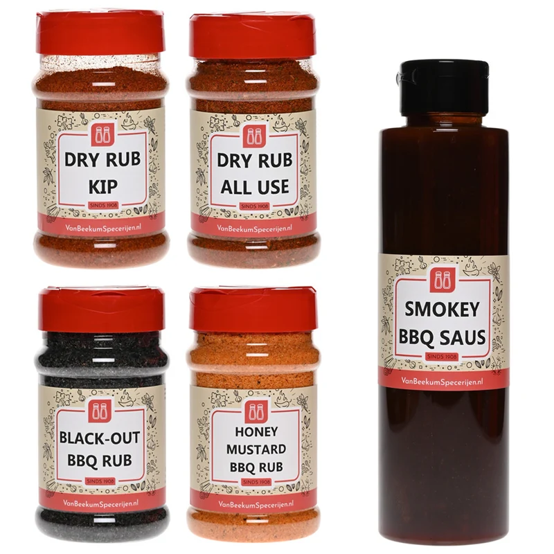 BBQ Rub Pakket + Smokey BBQ Saus