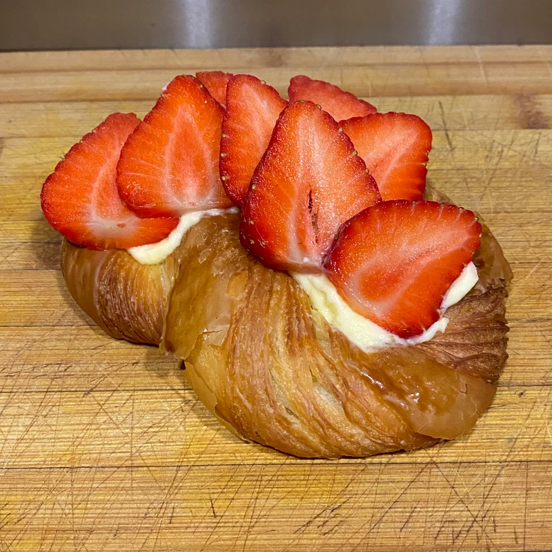 Aardbeien krakeling