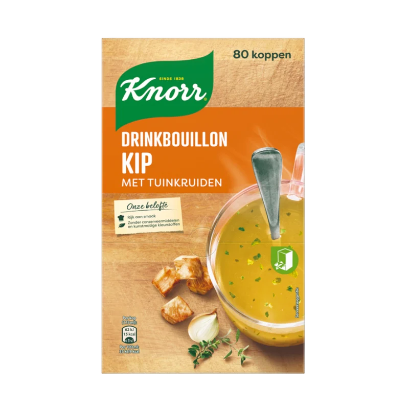 Knorr Kip-Tuinkruiden drinkbouillon