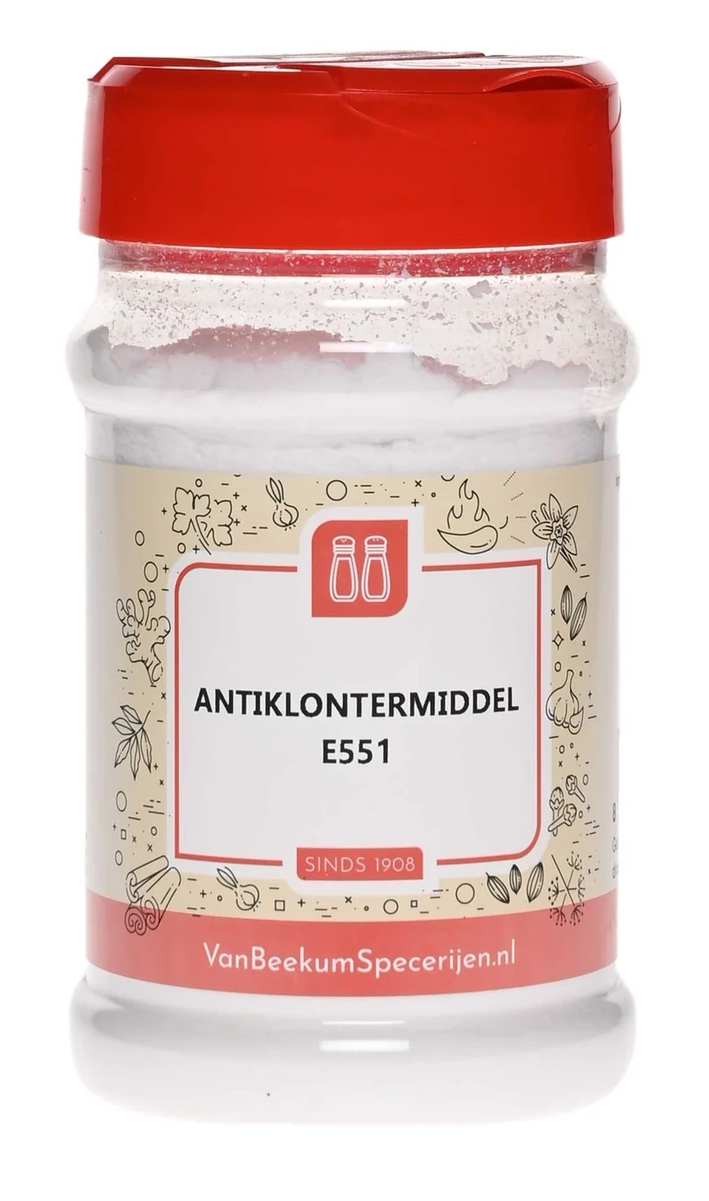 Antiklontermiddel E551