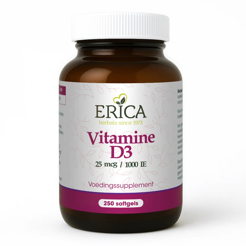 VITAMINE D3 25 MCG 250 SOFTGELS
