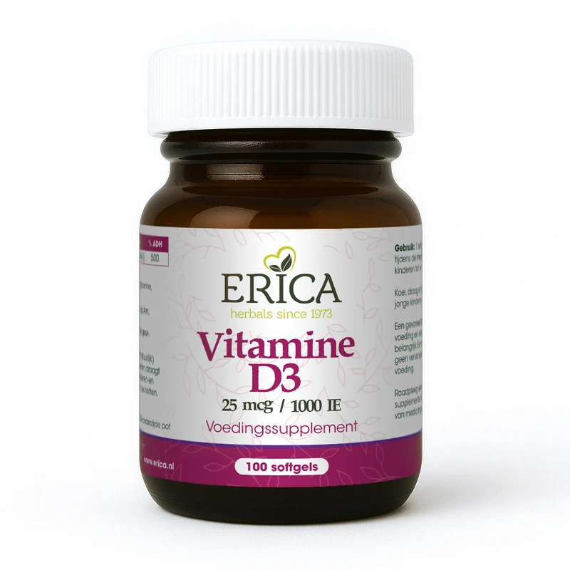VITAMINE D3 25 MCG 100 SOFTGELS