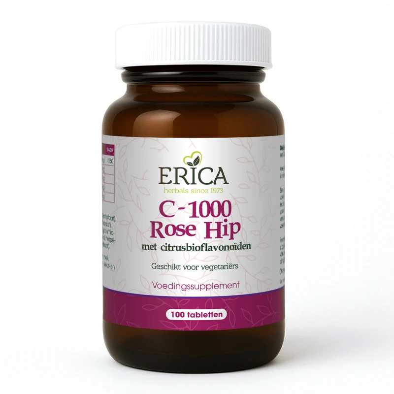 VITAMINE C 1000 MG ROSE HIP 100 TBL