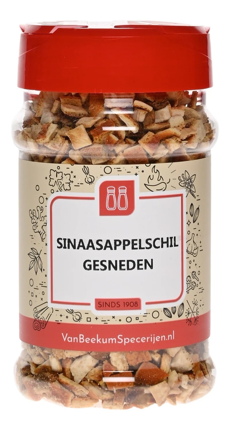 Sinaasappelschil Gesneden