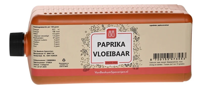 Paprika Vloeibaar 3300 CU